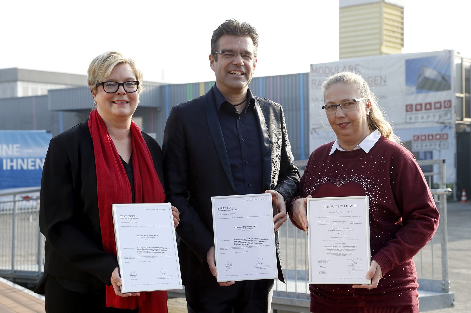 Zertifikatübergabe – Ingenieurbüro Schäfer
